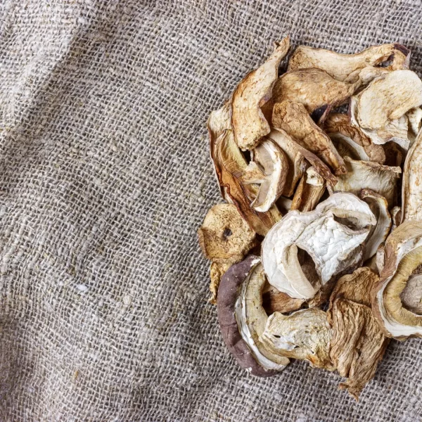 Dried Button Mushrooms