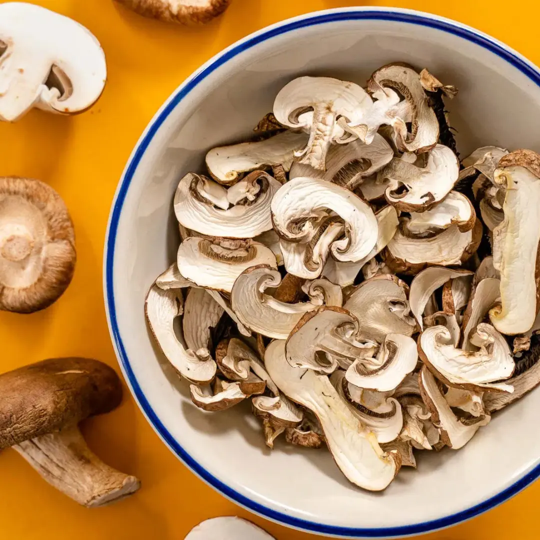 Dehydrated Button Mushrooms